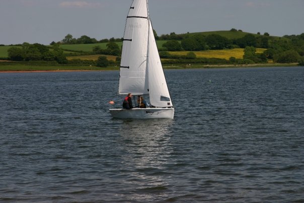 Sailing my Topaz Omega Sport at Chew Vally Lake